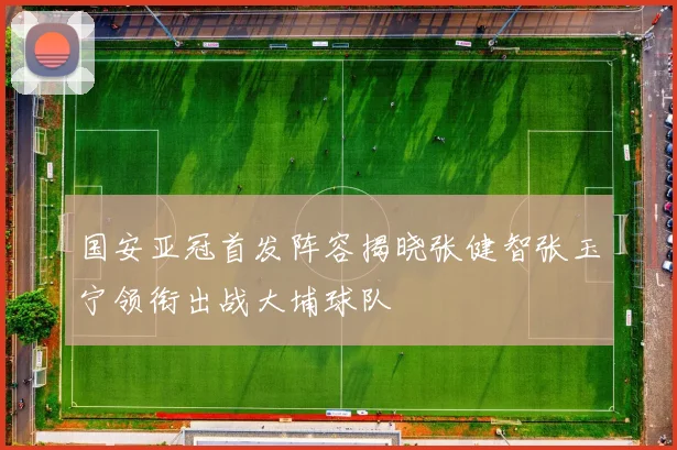 国安亚冠首发阵容揭晓张健智张玉宁领衔出战大埔球队